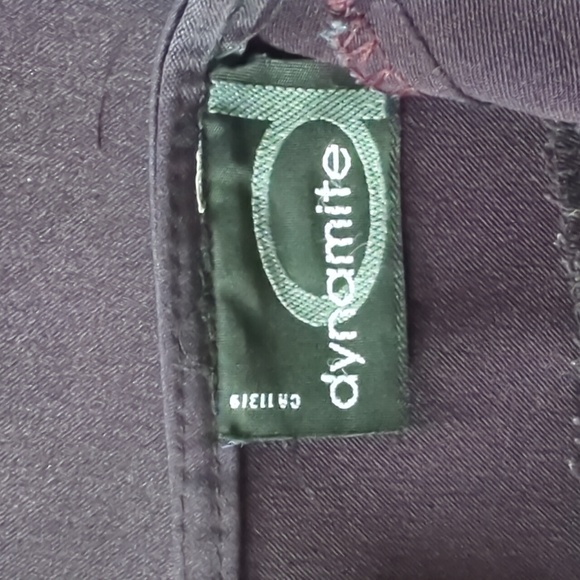 Dark purple satin pants - Picture 3 of 11